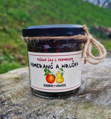 Pečený čaj s pekmezem - Pomeranč a hruška